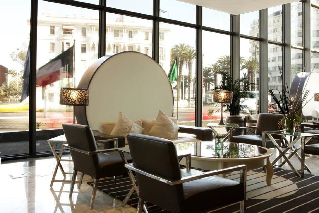 Hotel Farah Casablanca Exterior foto Lobby